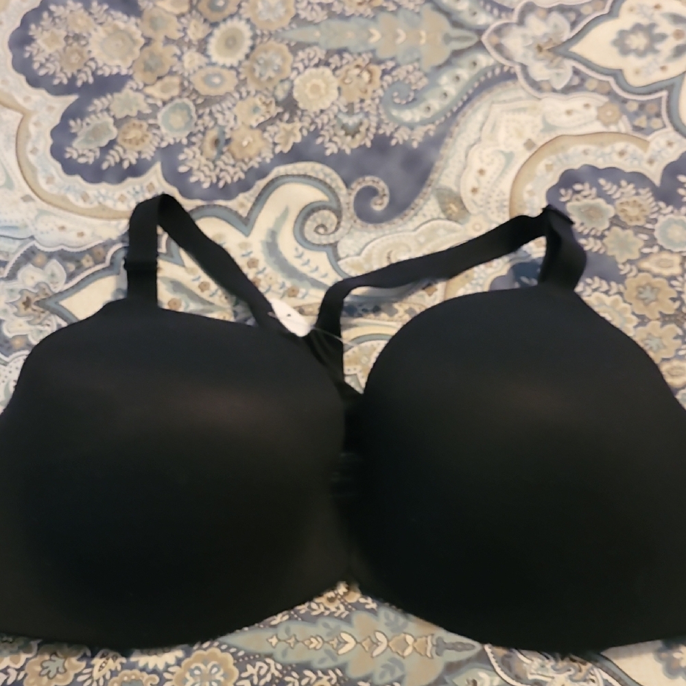 NEW Soma Racerback Front Closure Black Women's Bra